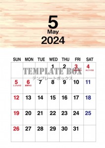 5月カレンダー：…｜無料テンプレート｜カレンダー｜無料
