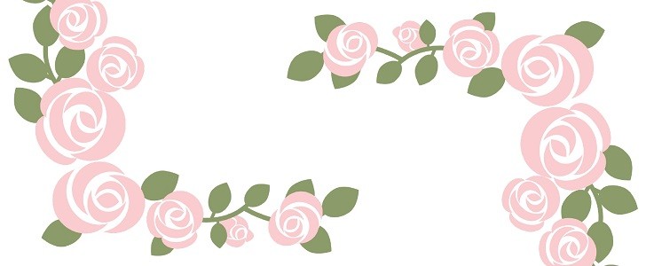 薔薇の花｜大学｜会社｜社内｜無料テンプレート｜無料｜ダウンロード